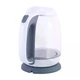 Электрочайник стеклянный Kamille KM-1720G 1,7 л 1850-2200 Вт бело-серый с синей LED-подсветкой для офиса и дома - изображение 5