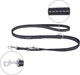 Smycz regulowana Amiplay Reflective 6 w 1 M 100 - 200 cm Czarna (5907563215535) - obraz 2