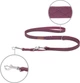 Smycz regulowana Amiplay New York 6 w 1 L 100 - 200 cm Bordowa (5907563253674) - obraz 2