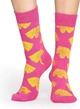 Женские носки прикольные высокие хлопковые Happy Socks 194876 36/40 1 пара Розовый (2200005145364) - изображение 2
