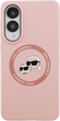Панель Karl Lagerfeld Silicone Double Heads And Circle MagSafe для Samsung Galaxy S25 Edge Pink (KLHMS25ESKCHTCP) - зображення 3