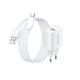 Мережевий зарядний пристрій Remax Kiddy Series 18W (1USB 2.1 А) White (RP-U119) + кабель USB Type-C - зображення 1