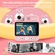 Детская фотокамера JD30 RABBIT Full HD 36 Мп PINK - изображение 5