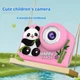 Детский фотоаппарат M03 PANDA Full HD возраст от 3 до 8 лет Розовый - изображение 3