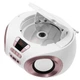 Радіо Бумбокс Adler AD 1181 портативна магнітола CD MP3 USB FM радіо 3 Вт White gold - зображення 6