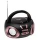 Радіо Бумбокс Adler AD 1181 портативна магнітола CD MP3 USB FM радіо 3 Вт Black copper - зображення 1