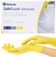 Нітрилові рукавички Medicom SafeTouch Advanced, щільність 4 г. - жовті (100 шт) M (7-8) - изображение 1