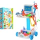 Игровой набор доктора Limo Toy 606-1-5 с тележкой (36 предметов) - изображение 1