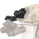Тактичне NVG кріплення для ПНБ з інтерфейсом Ластівчин хвіст для NV8000 NV8160 PVS-15/18/21/31 Чорний - изображение 3