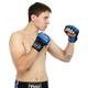 Перчатки для смешанных единоборств MMA на липучке Кожа размер XL FARTEX синий BO-0582 - изображение 4