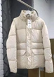 Дутая куртка пуховик с карманами Zara песочный S арт.0029\302\711 - изображение 6