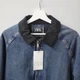 Джинсовая куртка с утепленной подкладкой Zara голубой вареный XL арт.1538\373\400 - изображение 3