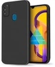 Силиконовый чехол HardCorner Samsung Galaxy M21 M215 (с микрофиброй) Black (34821-2B) - изображение 1