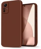 Силіконовий чохол HardCorner Xiaomi 12 Lite (з мікрофіброю) Wine (34825-42) - зображення 1