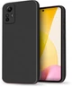 Силіконовий чохол HardCorner Xiaomi 12 Lite (з мікрофіброю) Black (34825-2B) - зображення 1