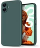 Силиконовый чехол HardCorner Realme C55 (с микрофиброй) Green (35403-08) - изображение 1