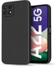 Силиконовый чехол HardCorner Samsung Galaxy A22 5G A226 (с микрофиброй) Black (36127-2B) - изображение 1