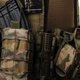 Плитоноска Ares Gen.2. (Комплект 7 подсумков) с системой быстрого сброса. Molle. Цвет Мультикам - изображение 6