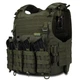 Плитоноска Warmor Gen.4 (Комплект 4 подсумки) с системой быстрого сброса. Molle. Цвет Олива. - изображение 1