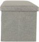 Пуф складаний KIK з місцем для зберігання 76 x 38 x 38 см Сірий (5903039739567) - зображення 3