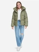 Куртка демисезонная удлиненная с капюшоном женская Levi`s 296716899 XS Зеленая (1159849392) - изображение 3