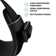 Шлея для собак с нагрудным кольцом и ручкой BullyBillows Lightweight Air Mesh Harness S: ОШ 31-46 см, ОГ 43-56 см Черный - изображение 3