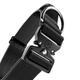 Тактичний широкий нашийник із ручкою для собак BullyBillows Combat Collar Handle 5 cm M: 50 мм, ОШ 43-58 см Чорний - зображення 2