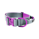 Тактический широкий облегченный ошейник с ручкой для собак BullyBillows Lighter Combat Collar Handle 5 cm S: 50 мм, ОШ 40-50 см Серый - изображение 1