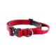 Тактический ошейник для щенков и мини собак BullyBillows Combat Collar Handle 2.5 cm XS-M: 25 мм, ОШ 34-46 см Красный - изображение 1