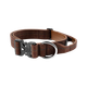Бойовий широкий нашийник для собак з чутливою шкірою BullyBillows Tweed Combat Collar Handle 5 cm XL: 50 мм, ОШ 56-73 см Коричневий - зображення 1