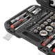 Набір інструментів 1/2" & 1/4", 82 од., Cr-V STORM INTERTOOL ET-8082 - изображение 6