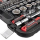 Набір інструментів 1/2" & 1/4", 82 од., Cr-V STORM INTERTOOL ET-8082 - изображение 7