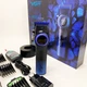 Професійна машинка для стрижки волосся VGR V-001 BLUE з дисплеєм 9000 об/хв та 10 насадками 1,5-24 мм - зображення 6