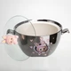 Бульонница фарфоровая Labubu с крышкой и ручками 800 мл FM-34C - изображение 4