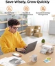 Термопринтер этикеток MUNBYN ITPP130B Bluetooth 4×6, 203 dpi, для малого бизнеса и офиса, белый - изображение 3
