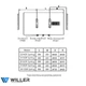 Бойлер Willer EH50R Spring горизонтальний на 50 л з мокрим теном Чорний матовий (33034) - зображення 4