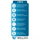 Водонагреватель WILLER EVH30DRI Libra универсальный с сухим теном плоский компактный 30 л (30668810) - изображение 9