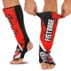 Защита голени и стопы чулочного типа Fistrage Fight Gear 7925 размер L Red-Black - изображение 4