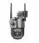 Вулична WIFI камера відеоспостереження поворотна Smart Home Camera SC03 V380 Pro на два об'єктиви - изображение 1