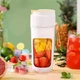 Блендер на акумуляторі для коктейлів та фрешів міні JUICER KS-FSV8 W14 M - изображение 1
