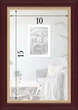 Фоторамка пластиковая 10х15 багет: AM1515-054-2 Темное дерево с золотом (с акриловым стеклом 1.5мм, двп с ножкой) EmojiFrame - изображение 6