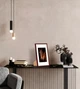 Фоторамка пластиковая 20х30 под фото 15х20 багет: AM1515-054-2 Темное дерево с золотом (с глянцевым стеклом 1-1.5мм, паспарту белое, двп с ножкой) EmojiFrame - изображение 5