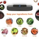 Вакуумный упаковщик и запайщик 10 пакетов EM ZKFK-001 90W Вакуумное упаковочное оборудование Вакууматор ручной для продуктов GS-8446 - изображение 5