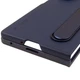 Шкіряний чохол панель Ori Case OEM Leather Case with stand для Samsung Galaxy Z Fold 7 (SM-F966B) Navy - зображення 5