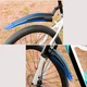 Крила велосипедні для колес 20'' 24'' 26'' Feel Fit Чорно-синій - зображення 7