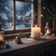 Свечегаситель декоративный фиолетовый с цветком и стразами, длина 16 см - изображение 4