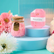 Подарочный Spa Box Lesko 0222 Pink из 6 предметов термостакан мыло бомбочка соль для ванны свеча - изображение 2