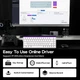 Ігрова Клавіатура AULA HERO 68 HE White Магнітні світчі. Дротова 8000Hz/s. RGB Панель, 68 keys, Switch 0.1mm. Rapid Trigger - зображення 6