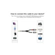 Кабель мультимедійний 3.5mm M to 2xRCA M 1.0m AV116 black Ugreen (10749) - зображення 4