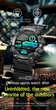 Тактичний смарт годинник Military Watch LC 21 Camouflage компас, ліхтарик, дзвінки, IP68 - изображение 4